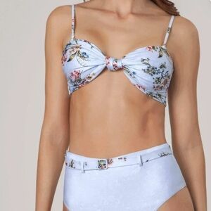 NWT! Agua Bendita Lucille Tunisia Bikini Top Size M